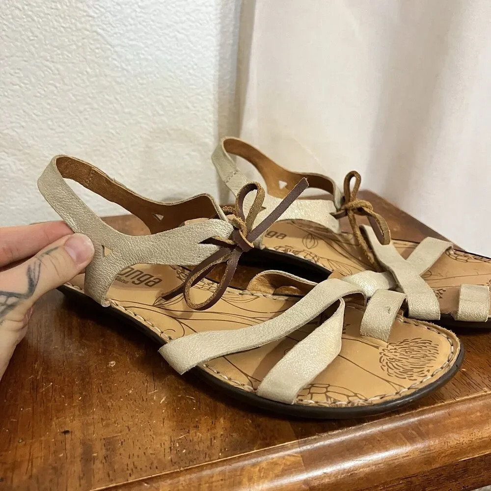 TSONGA Handcrafted Women’s Sandals Brand New Size 37 6.5 Leather South Africa